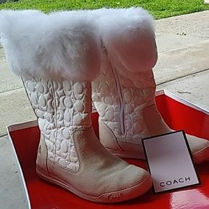 Real COACH boots, like new